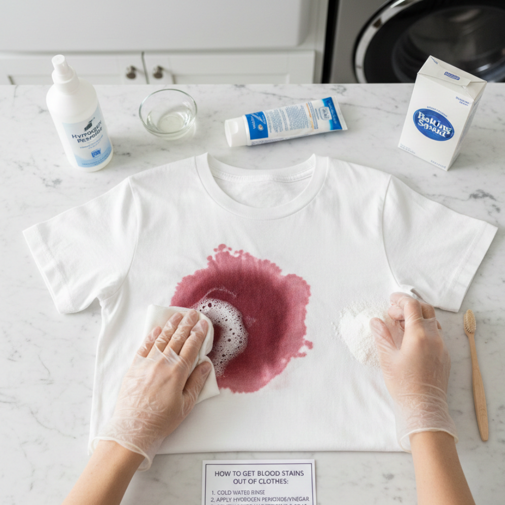 How to Get Blood Stains Out of Clothes: Cold Water Guide