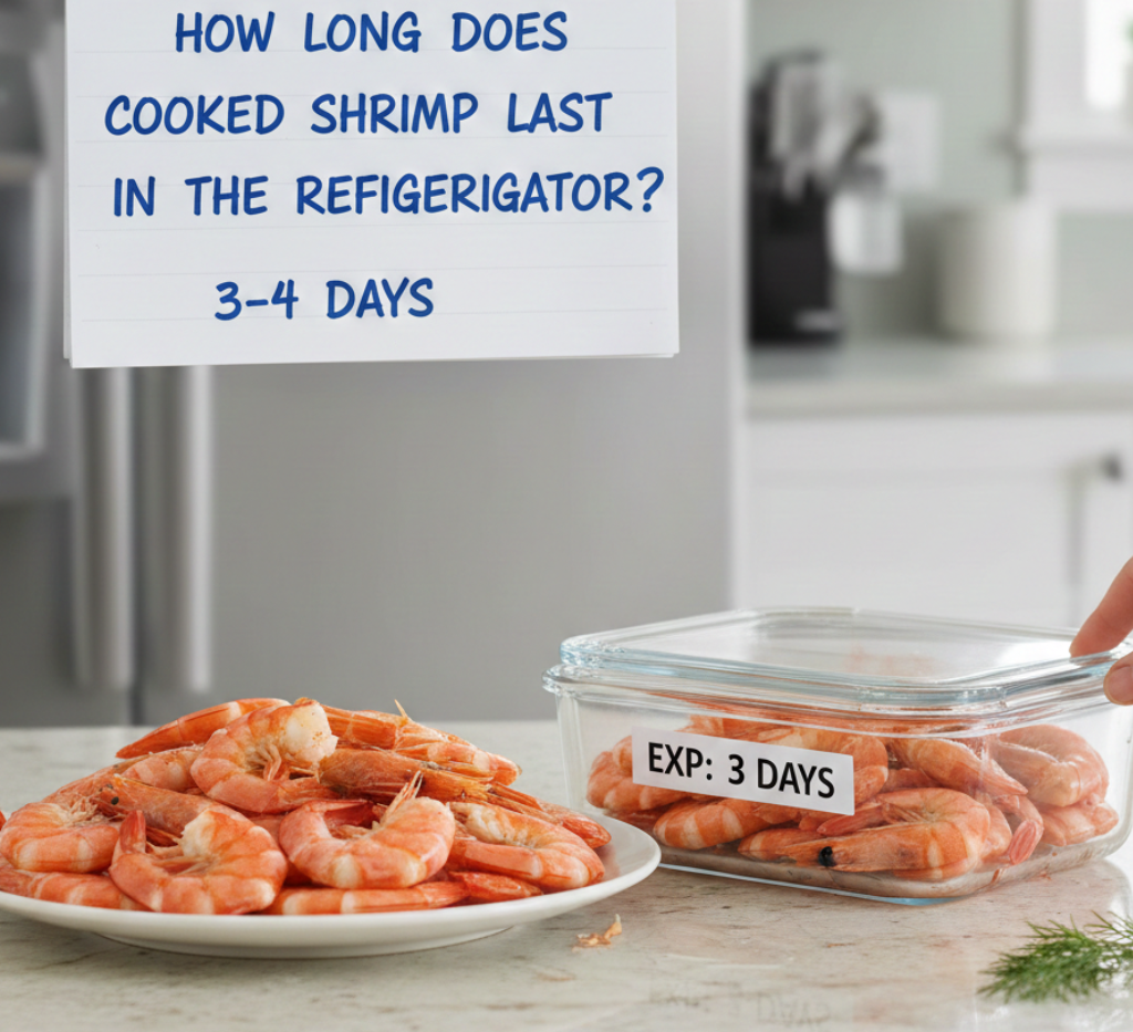 How Long Does Cooked Shrimp Last in the Refrigerator? (3–4 Days Max)