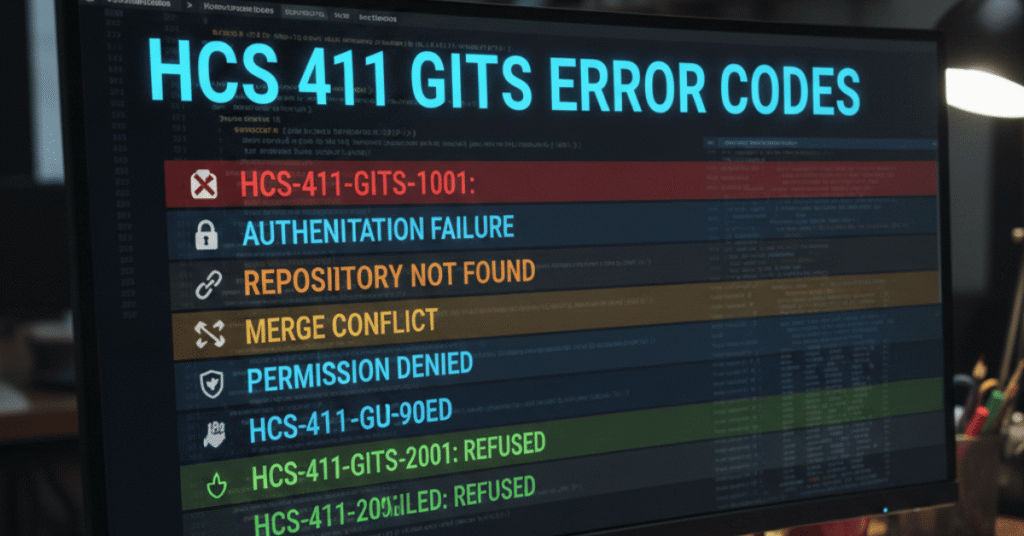 HCS 411GITS Error Codes: What They Mean and How to Fix Them