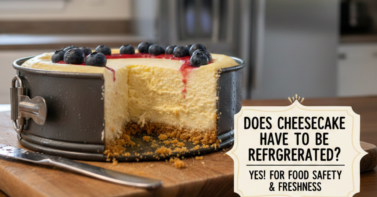 Does Cheesecake Have to Be Refrigerated?